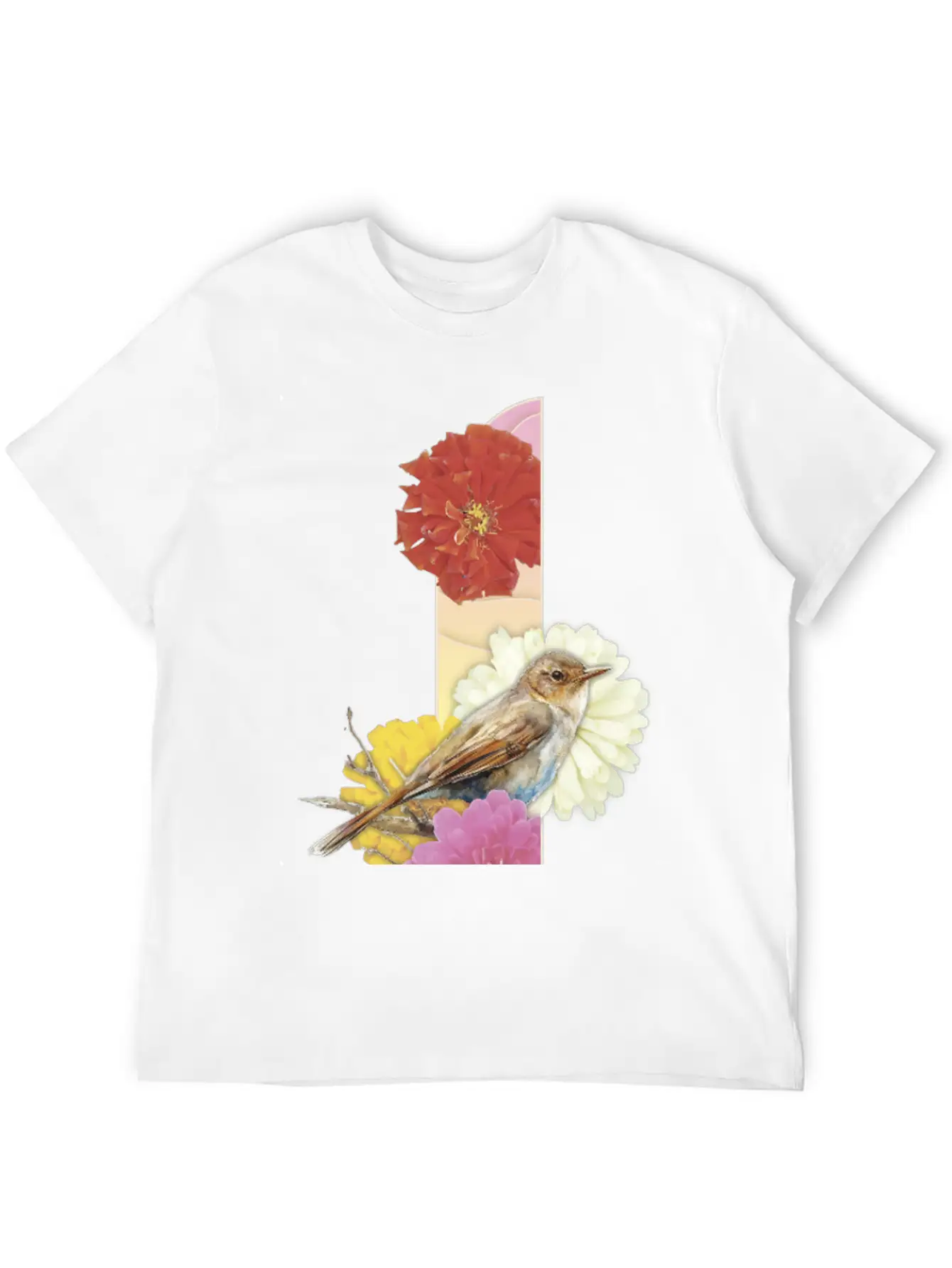 Zinnia And Tone Of The Nightingale Modern Fit Casual T-Shirt – Clean And Versatile Design