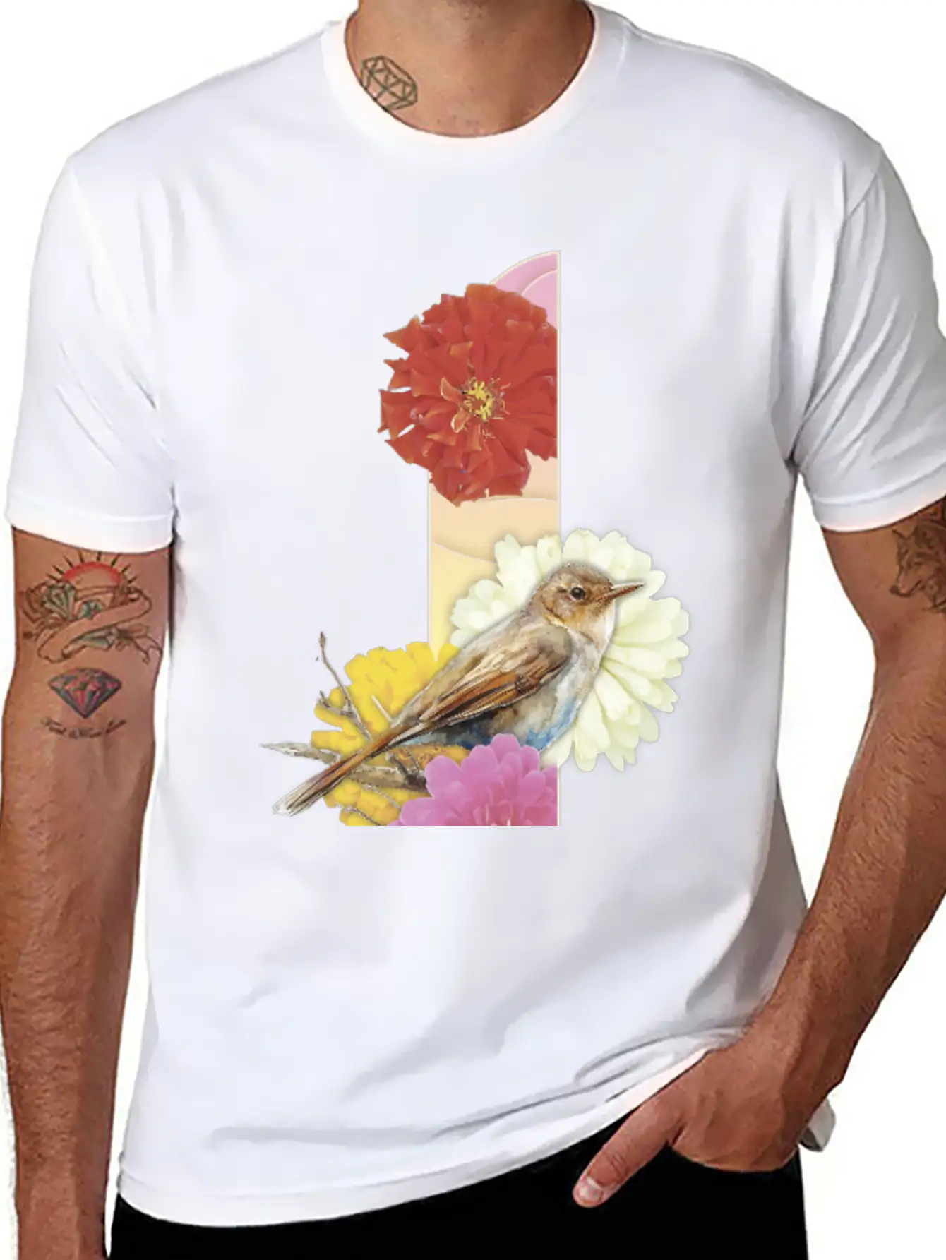 Zinnia And Tone Of The Nightingale Modern Fit Casual T-Shirt – Clean And Versatile Design