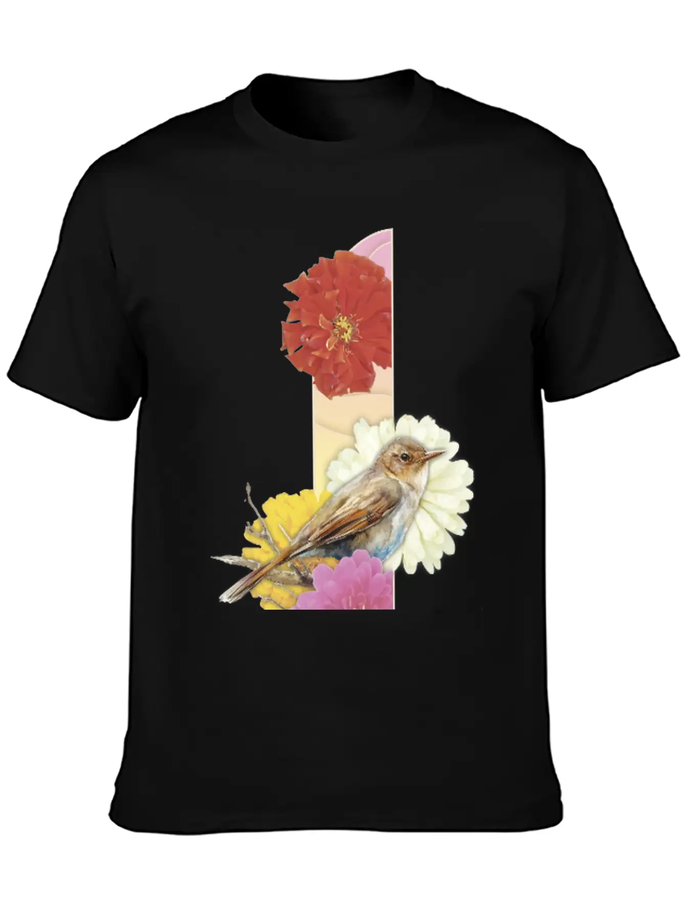 Zinnia And Tone Of The Nightingale Modern Fit Casual T-Shirt – Clean And Versatile Design