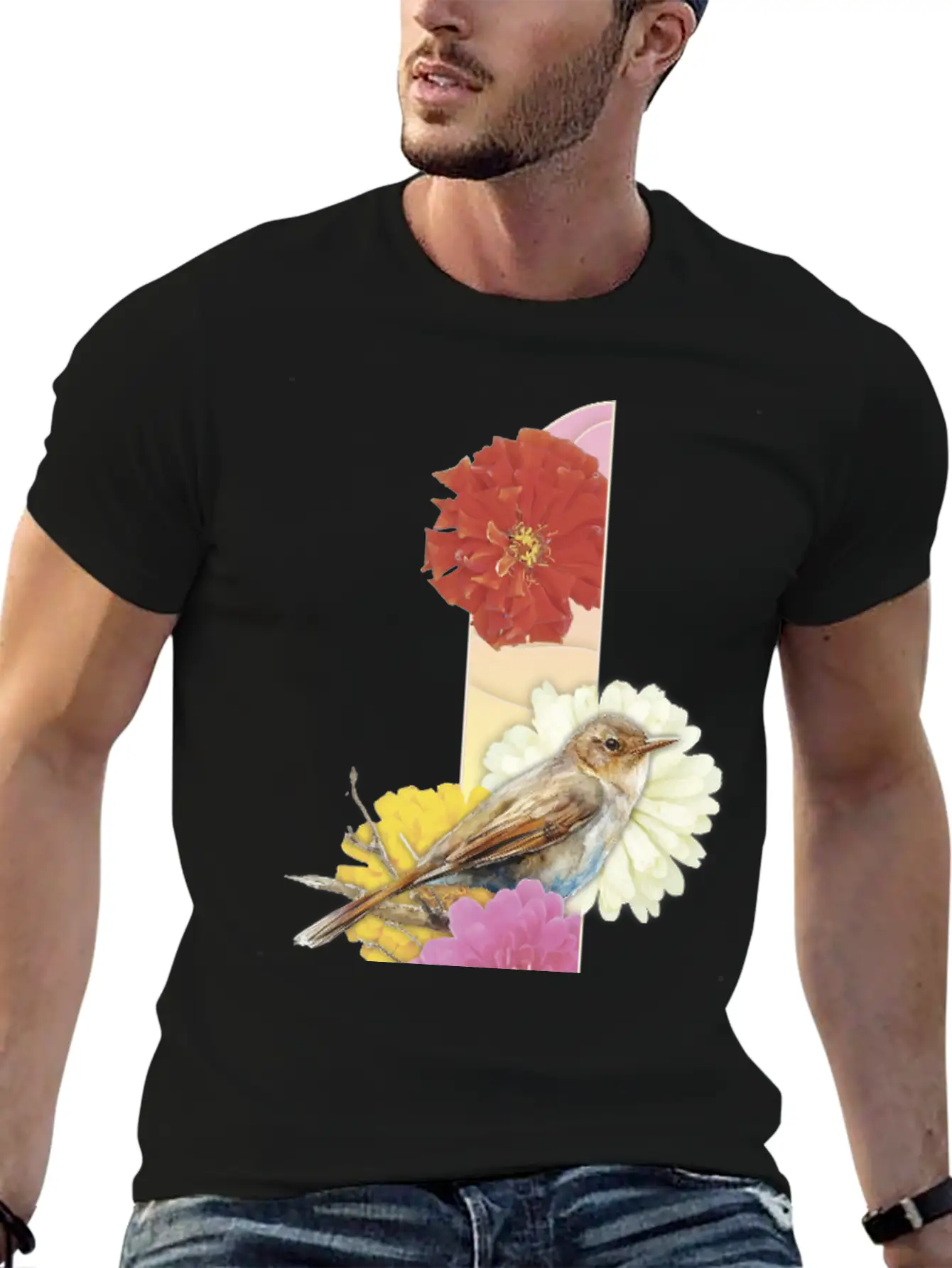 Zinnia And Tone Of The Nightingale Modern Fit Casual T-Shirt – Clean And Versatile Design