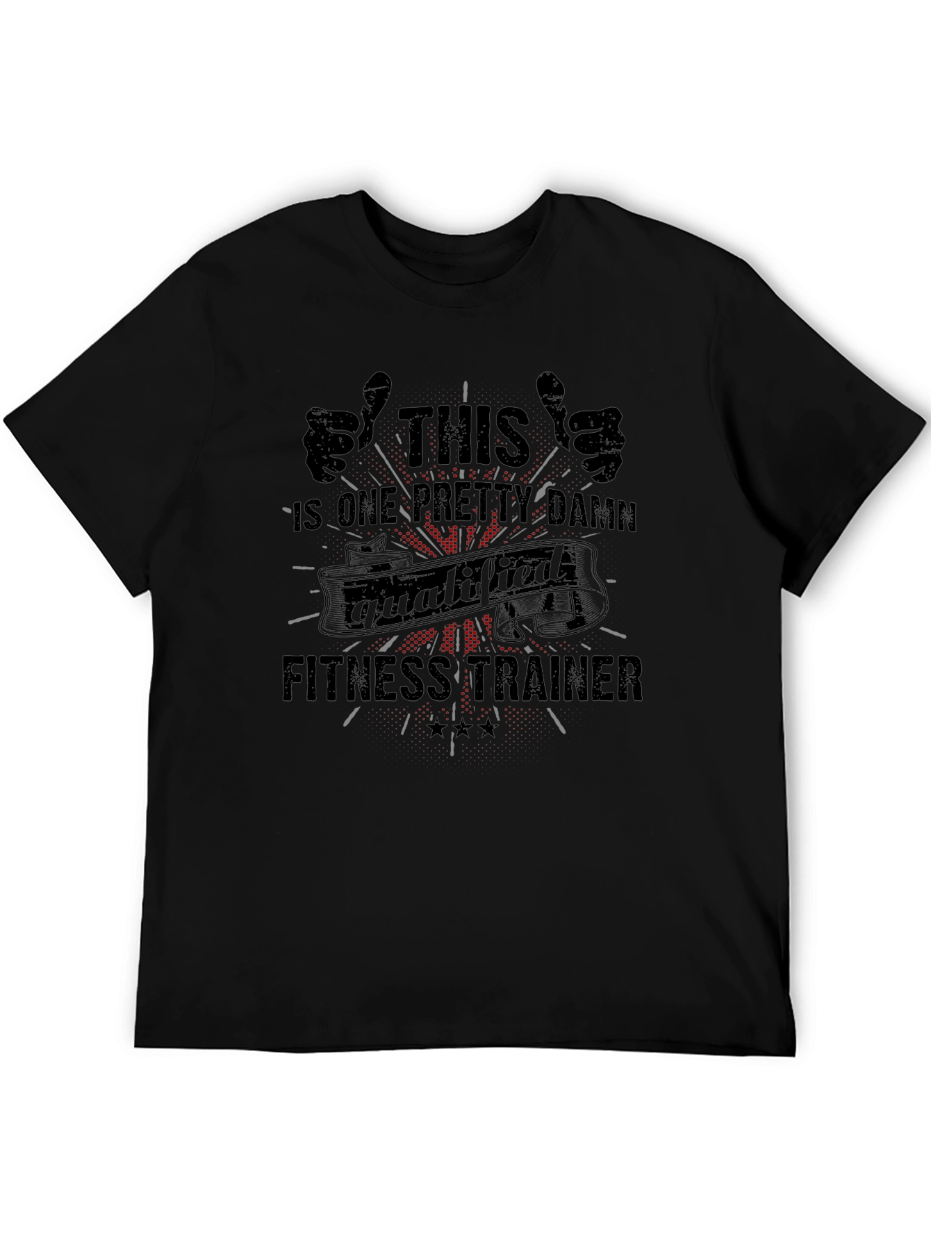 Qualified Fitness Trainer Graphic T-Shirt