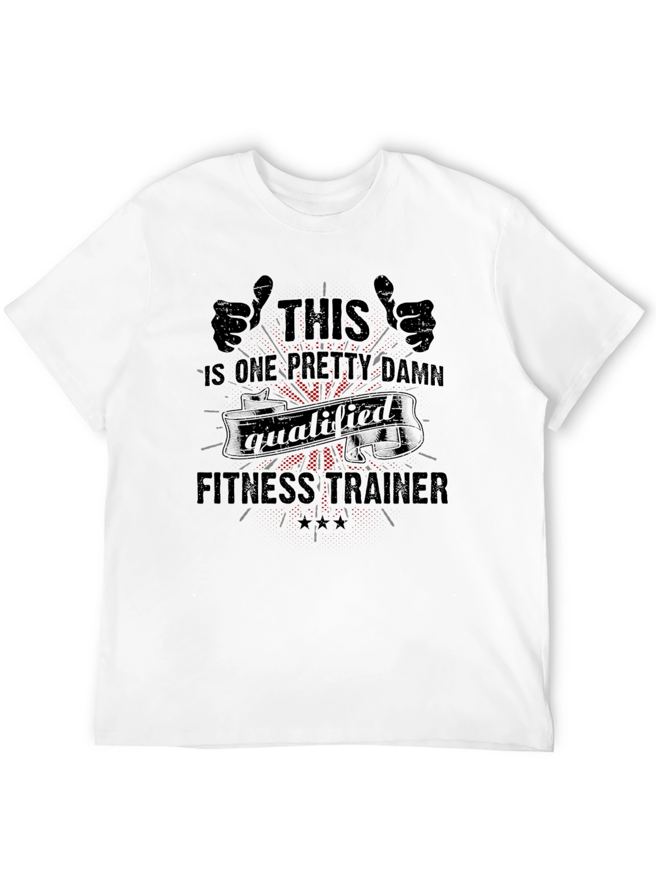 Qualified Fitness Trainer Graphic T-Shirt