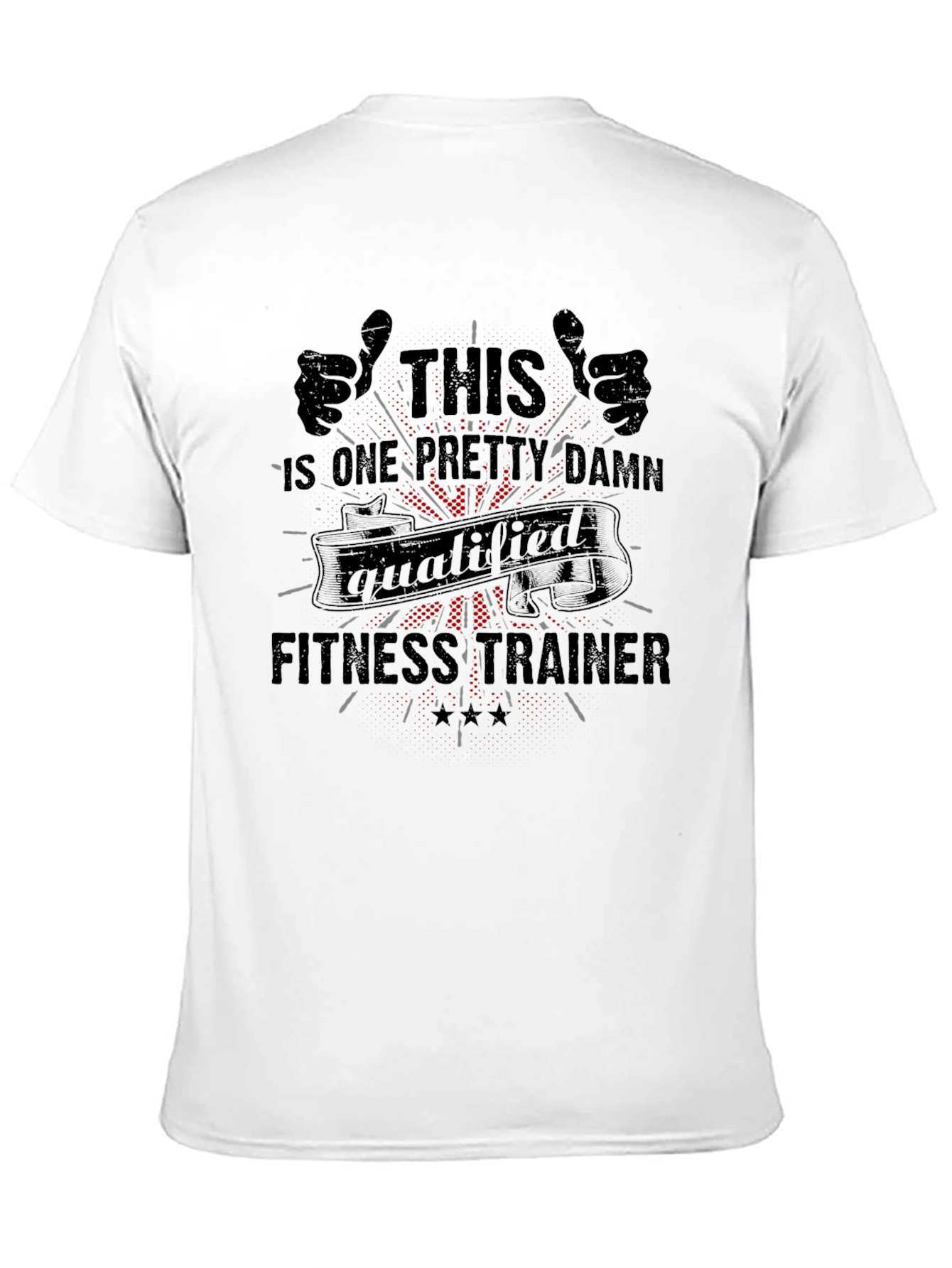 Qualified Fitness Trainer Graphic T-Shirt