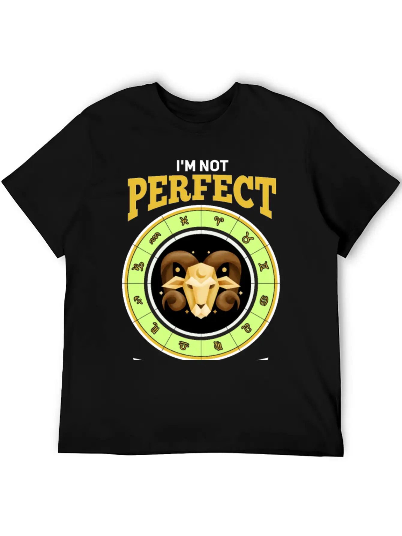 Zodiac Aries Modern Fit Casual T-Shirt – Clean And Versatile Design