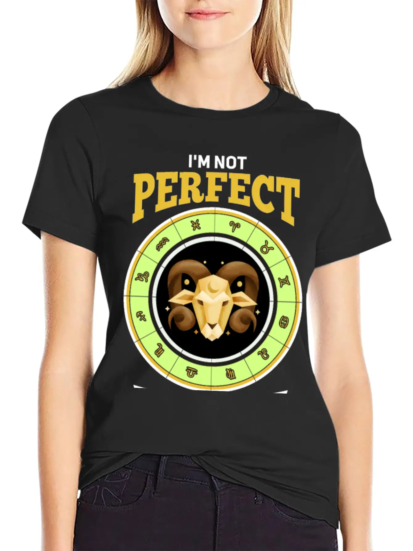 Zodiac Aries Modern Fit Casual T-Shirt – Clean And Versatile Design
