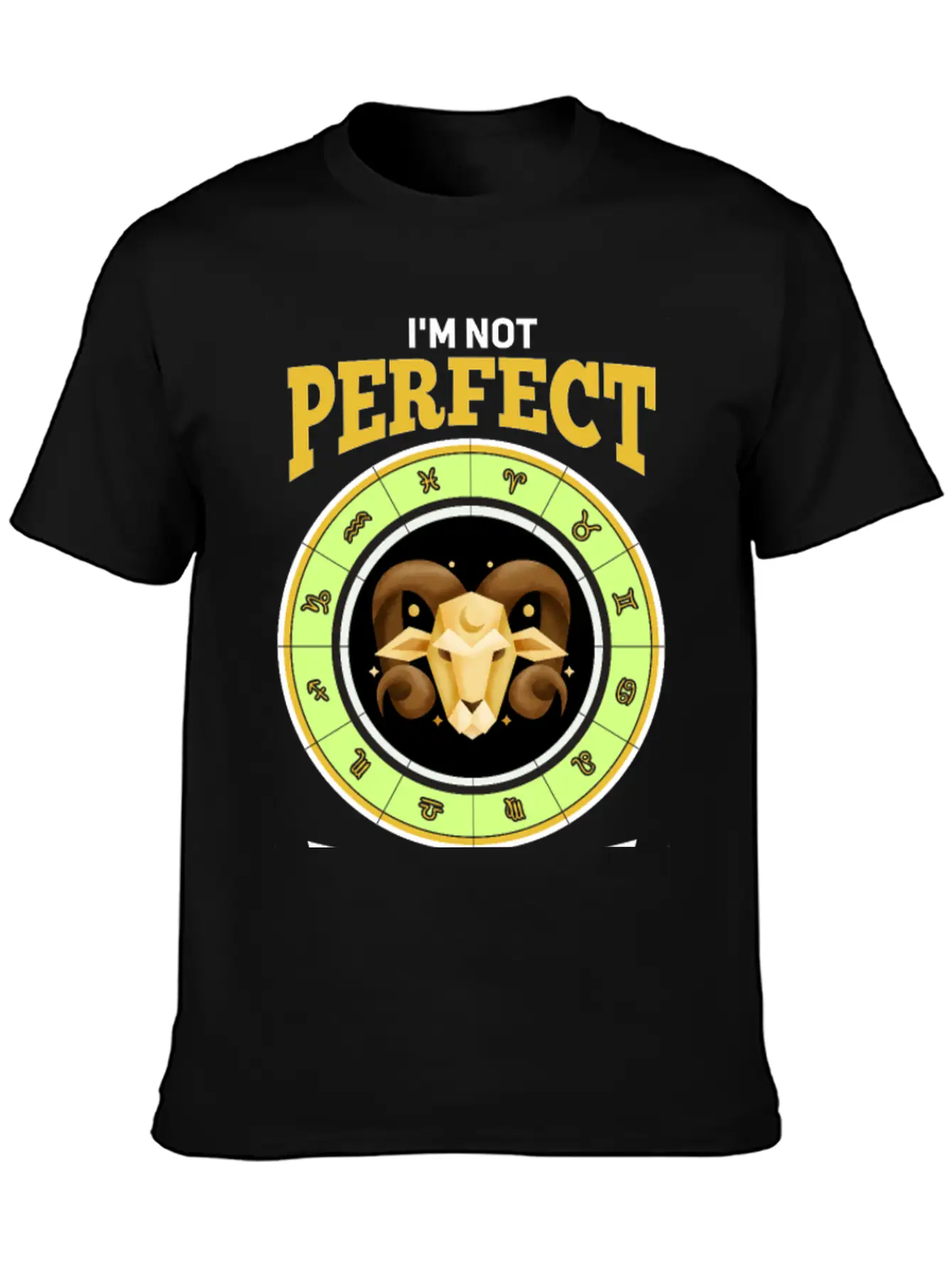 Zodiac Aries Modern Fit Casual T-Shirt – Clean And Versatile Design