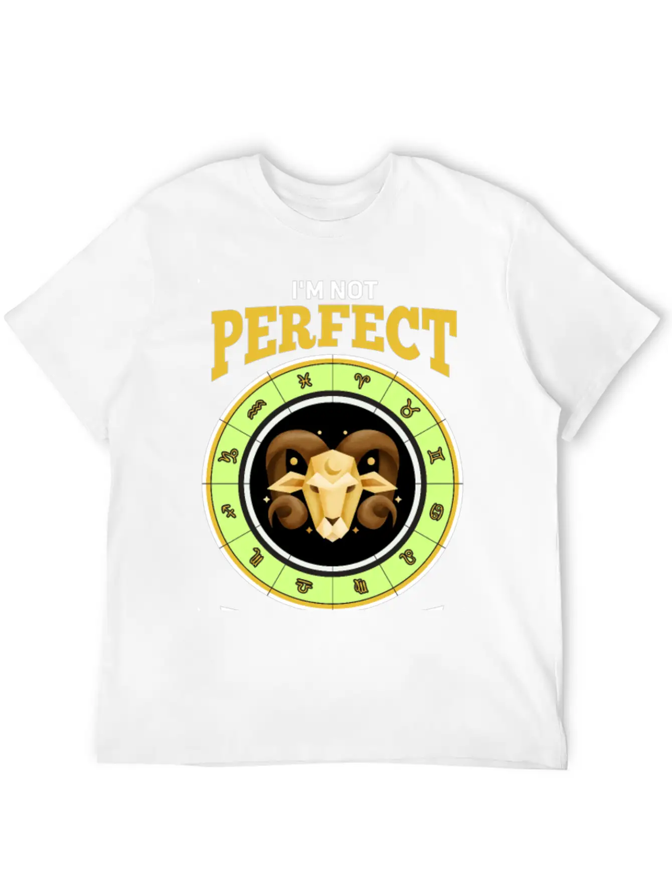 Zodiac Aries Modern Fit Casual T-Shirt – Clean And Versatile Design