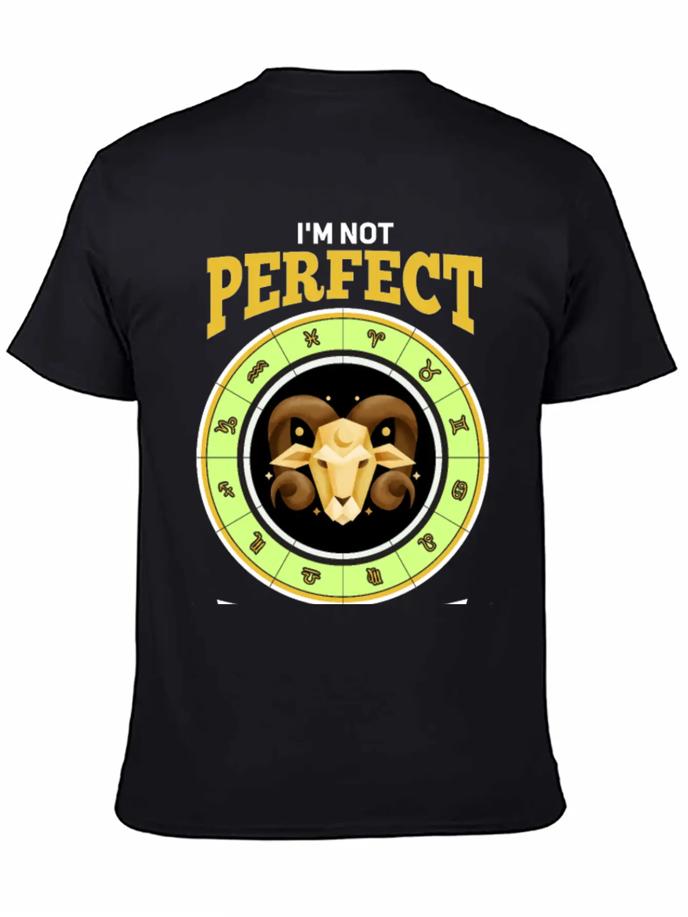 Zodiac Aries Modern Fit Casual T-Shirt – Clean And Versatile Design
