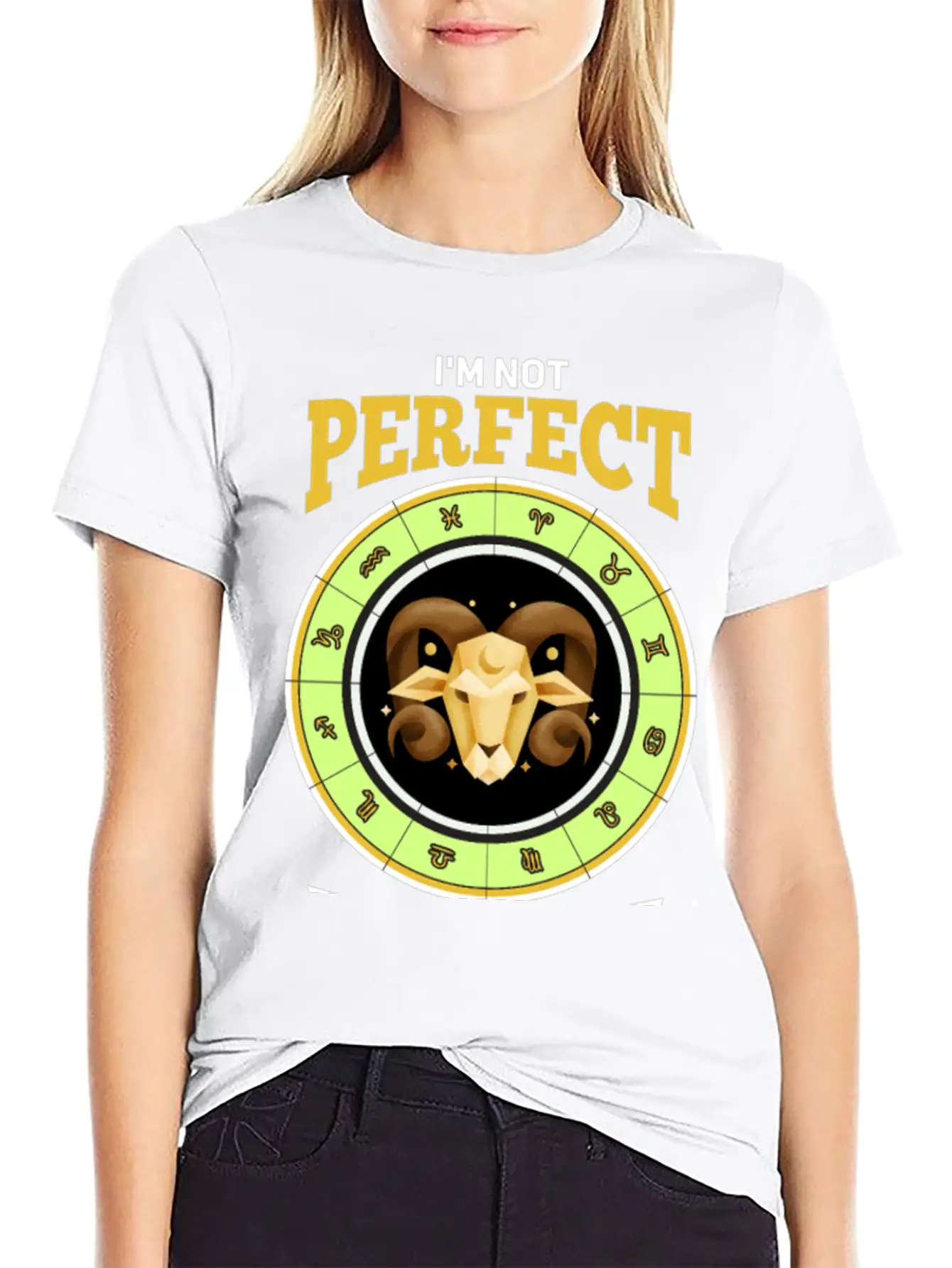 Zodiac Aries Modern Fit Casual T-Shirt – Clean And Versatile Design