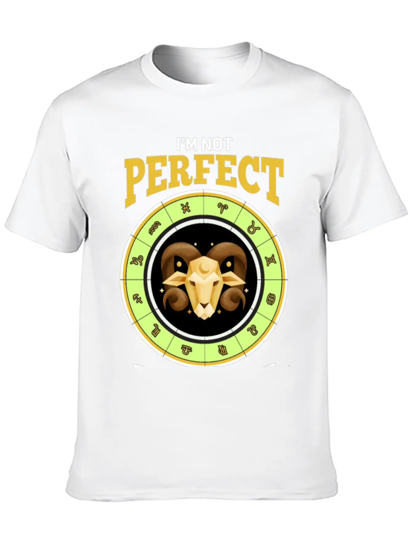 Zodiac Aries Modern Fit Casual T-Shirt – Clean And Versatile Design