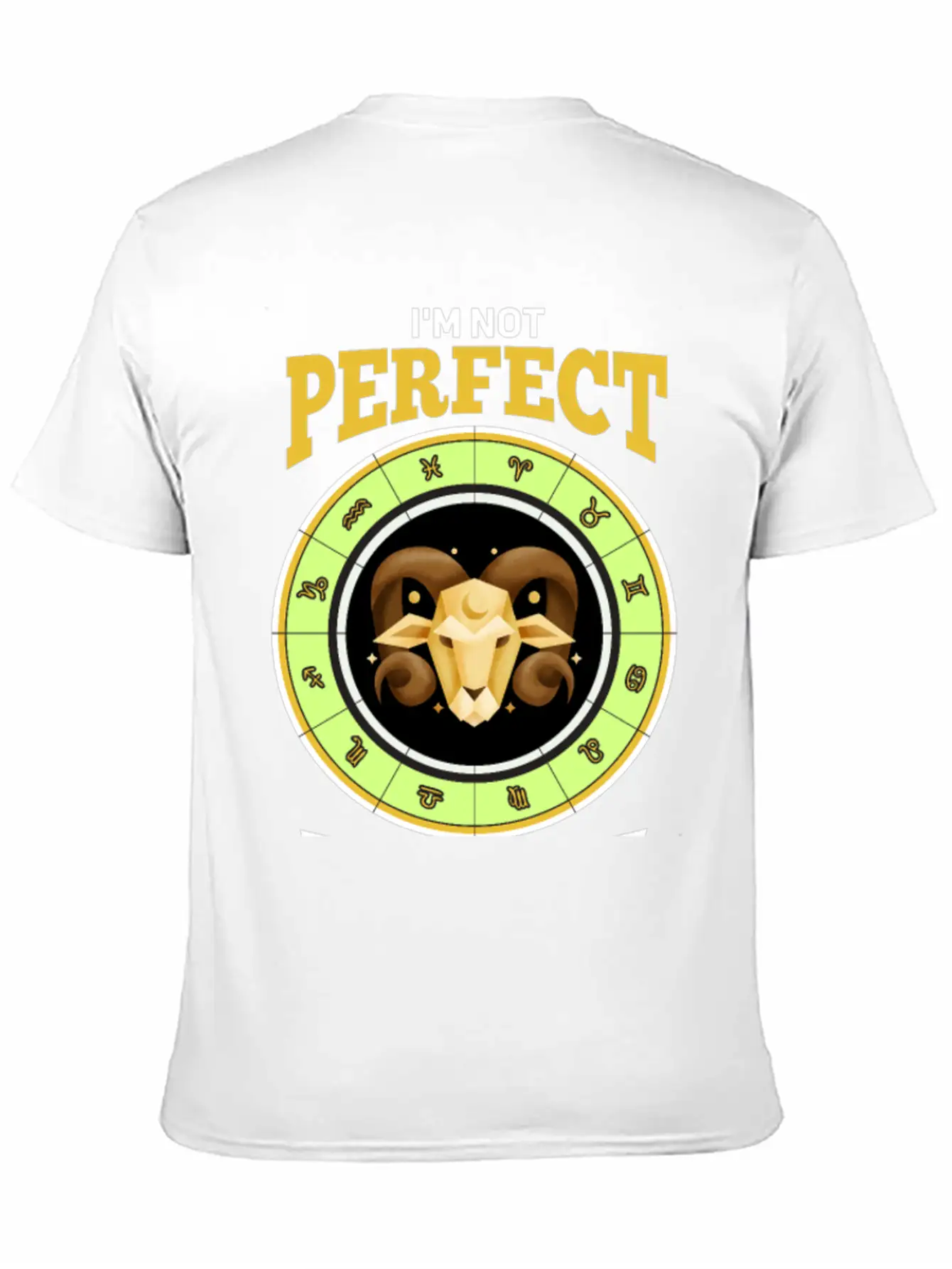 Zodiac Aries Modern Fit Casual T-Shirt – Clean And Versatile Design