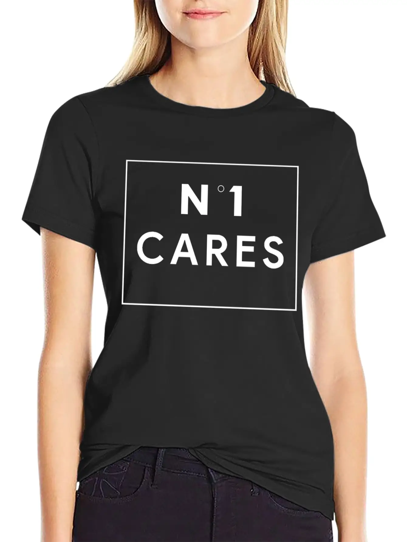 Zoeys Extraordinary Playlist | No One Cares Modern Fit Casual T-Shirt – Clean And Versatile Design
