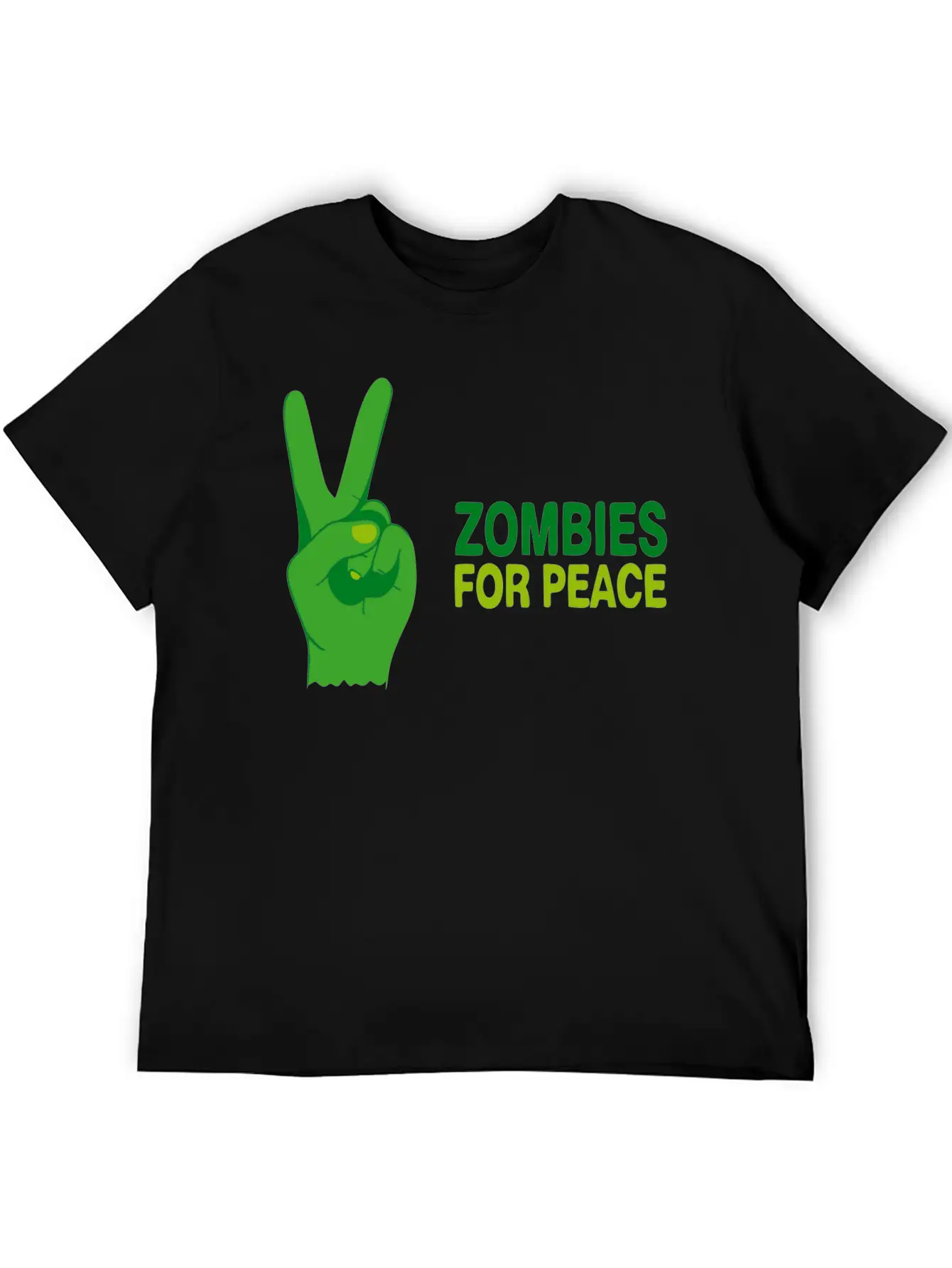 Zombies For Peace Modern Fit Casual T-Shirt ��� Clean And Versatile Design
