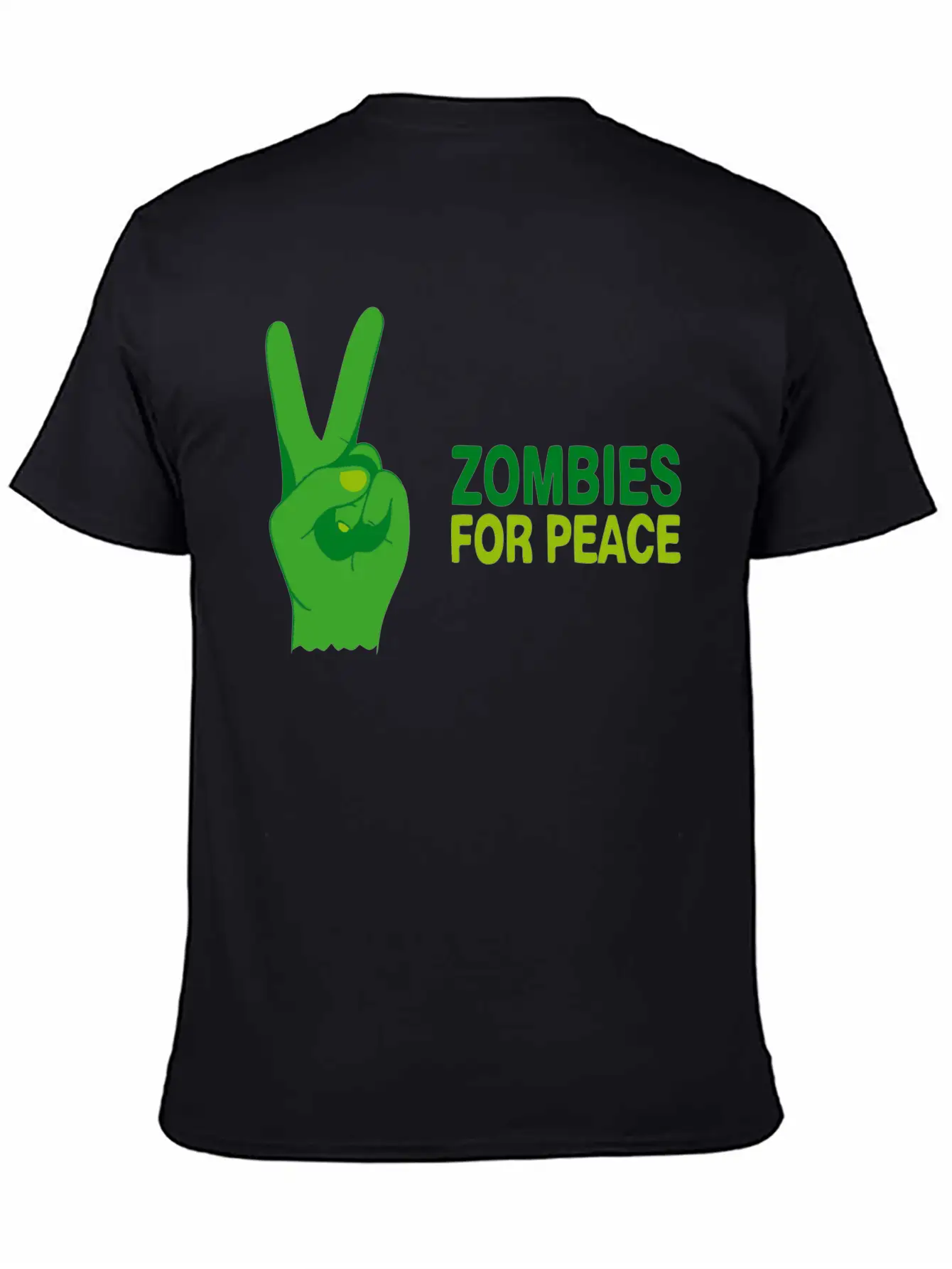 Zombies For Peace Modern Fit Casual T-Shirt ��� Clean And Versatile Design
