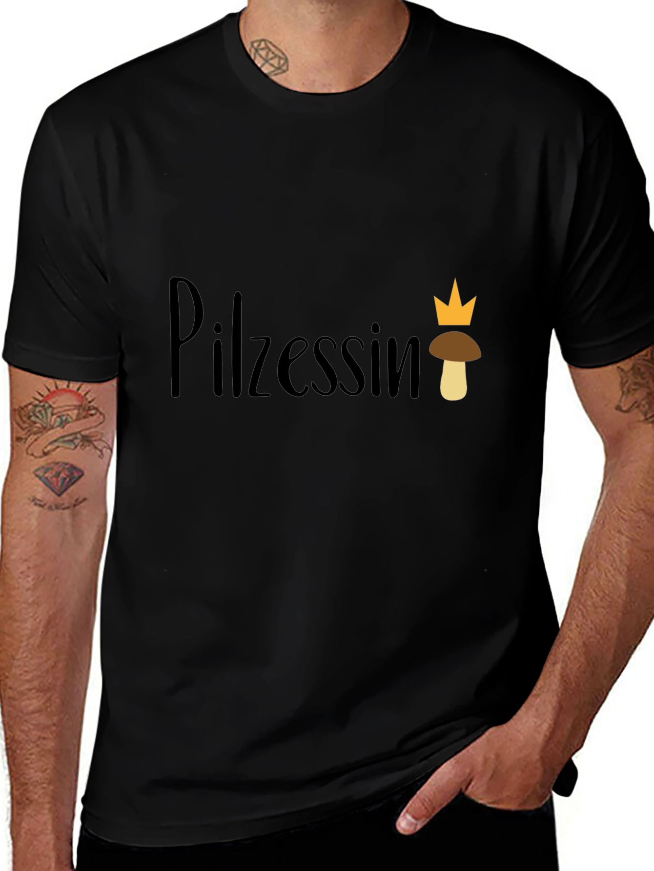 Pilzessin Mushroom Queen Graphic T-Shirt