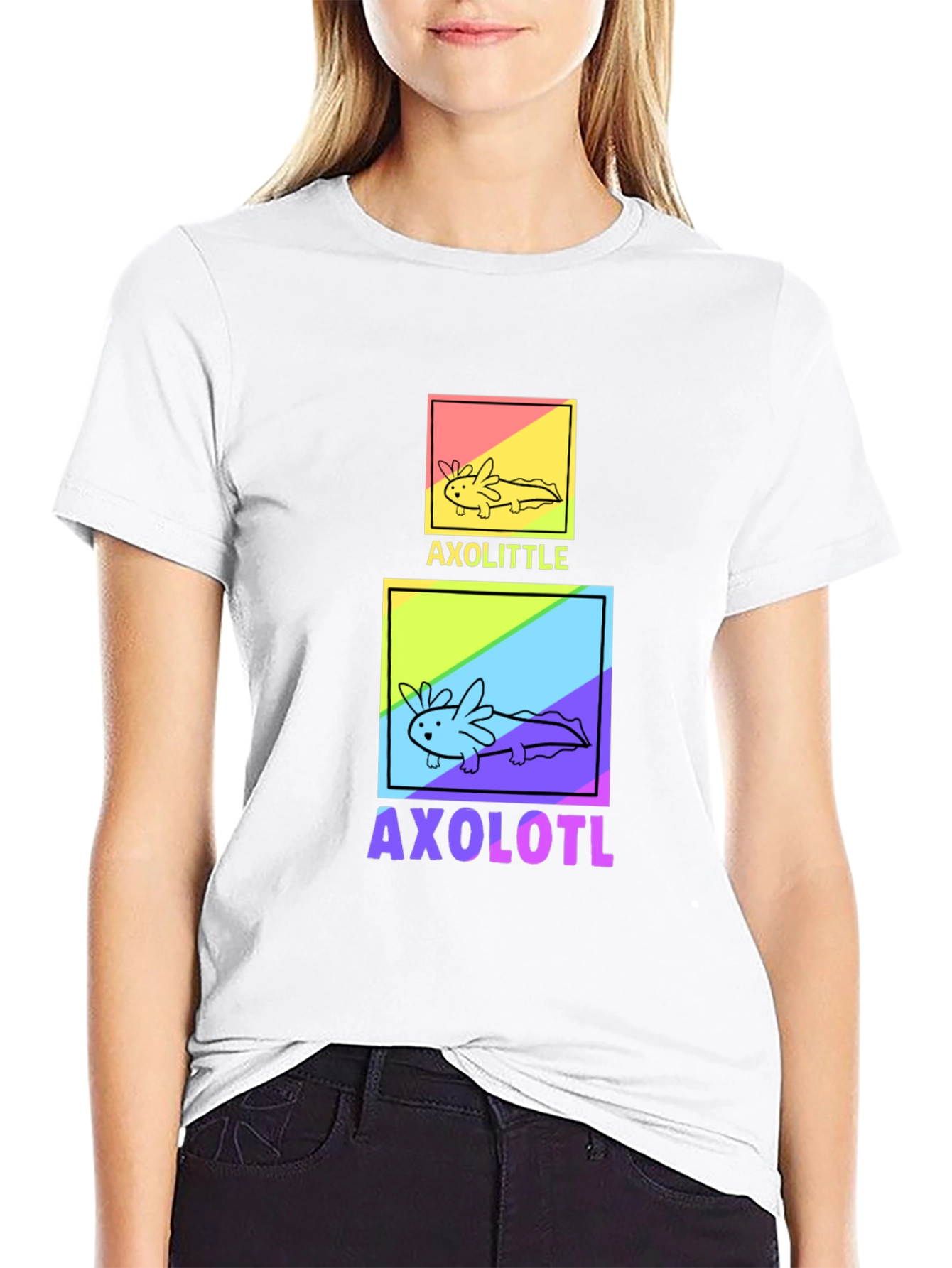 Axolotl Graphic T-Shirt - Cute Amphibian Design