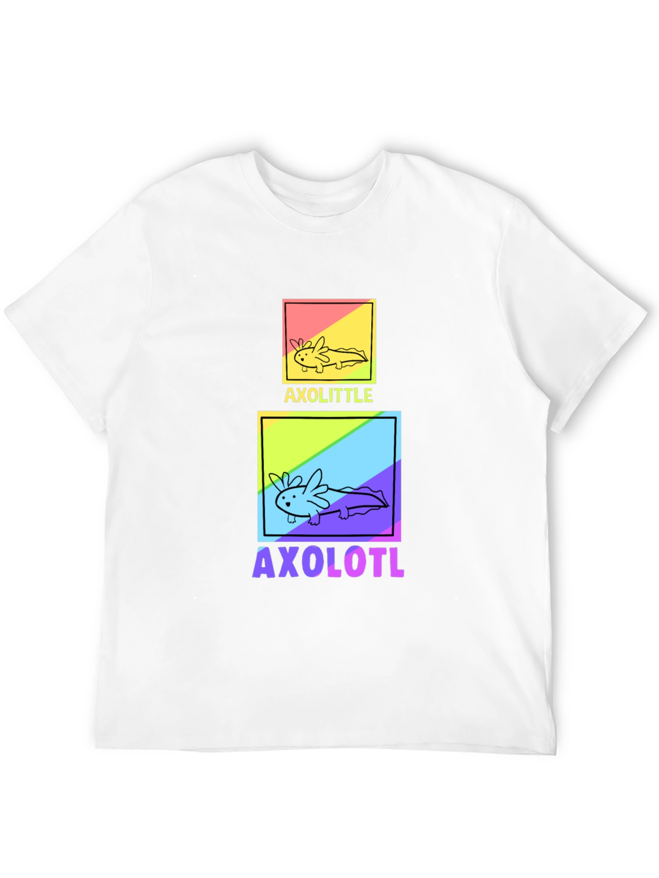 Axolotl Graphic T-Shirt - Cute Amphibian Design
