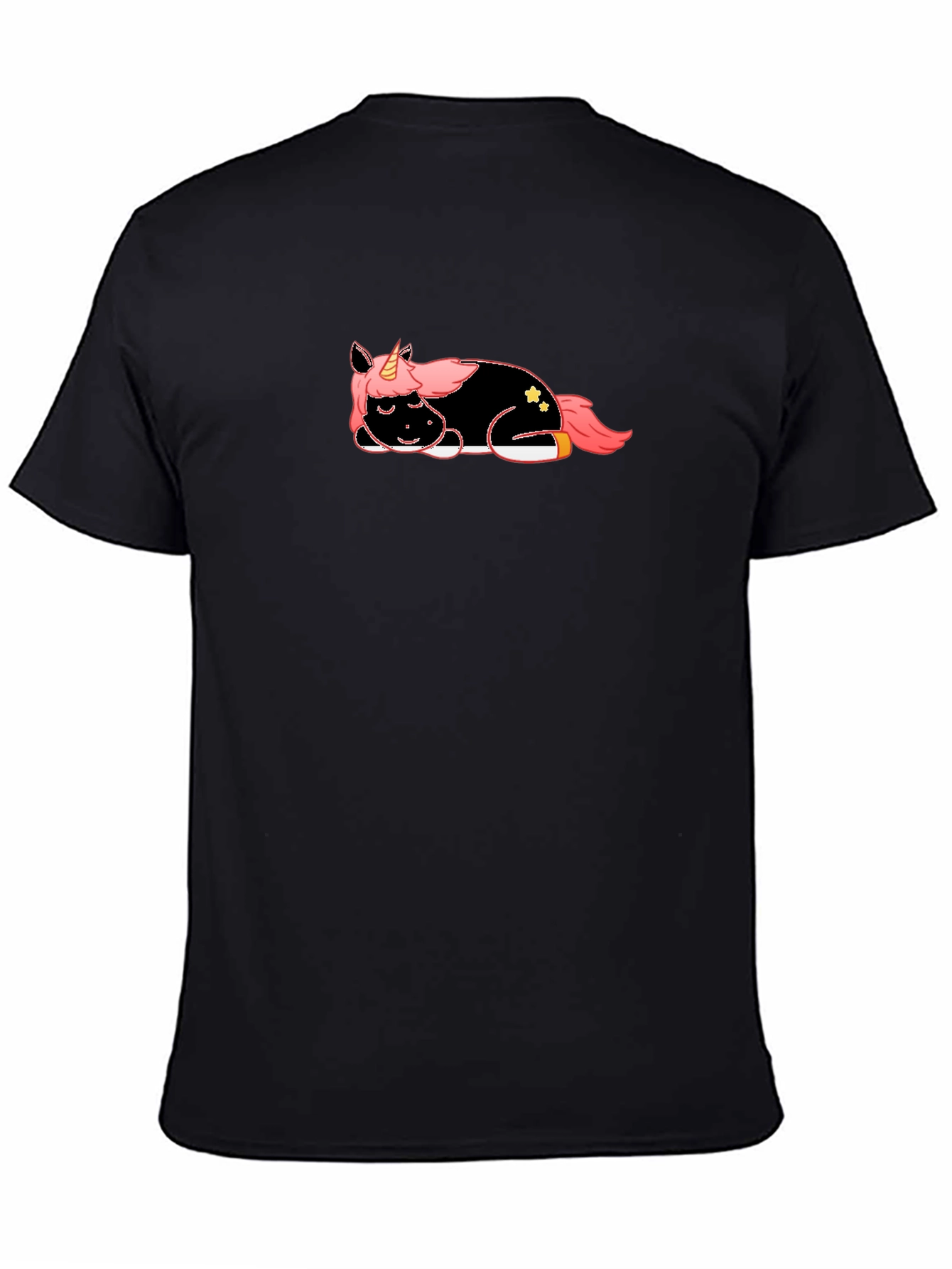 Unicorn Nap Black T-Shirt