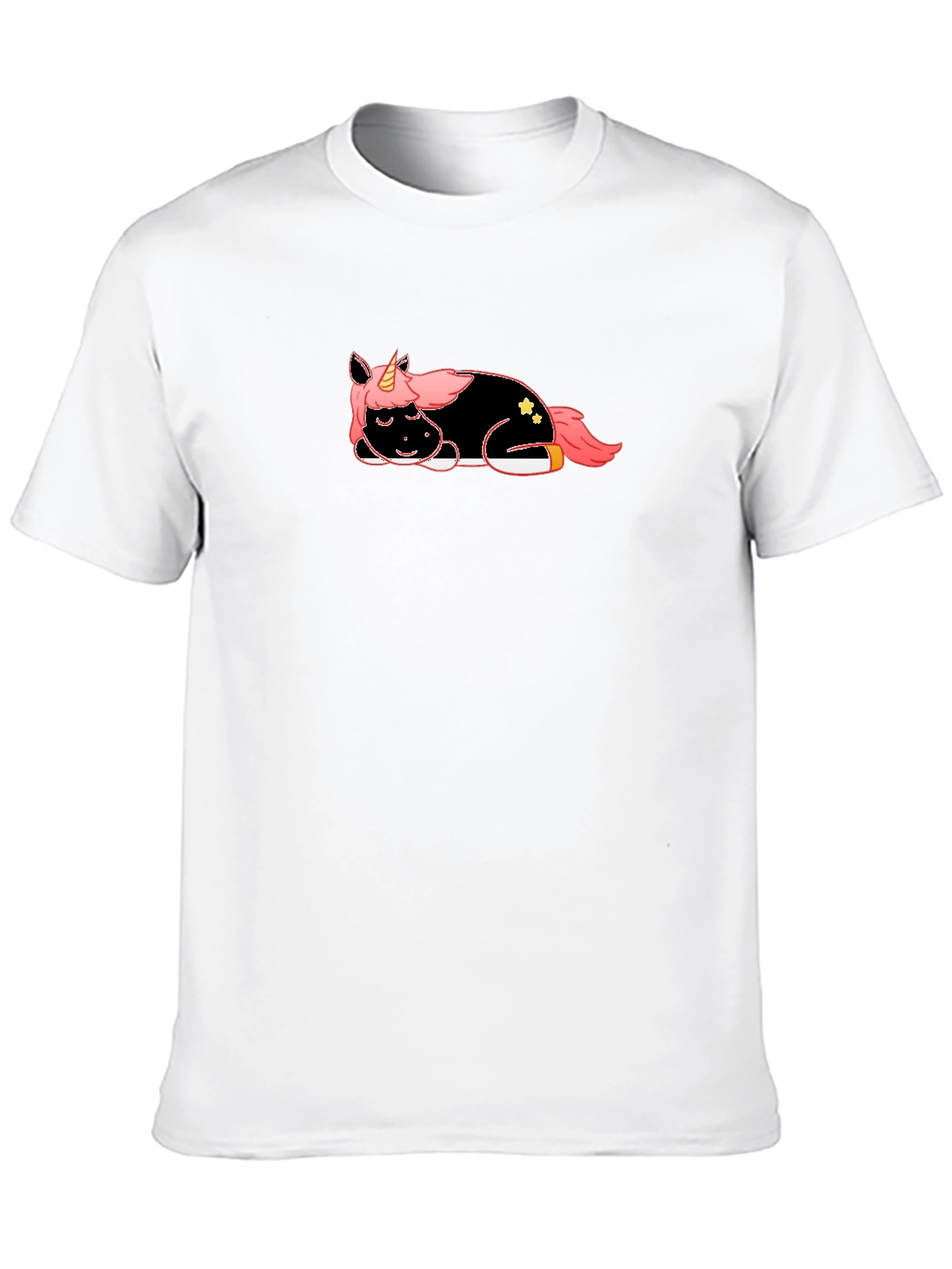 Unicorn Nap Black T-Shirt