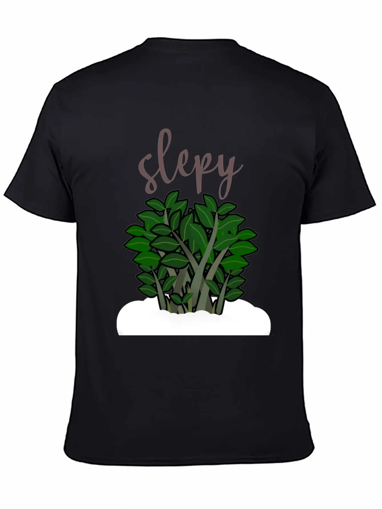 Zzplant Is Slepy Classic Fit Graphic Tee For Daily Comfort – Unisex Cotton Shirt