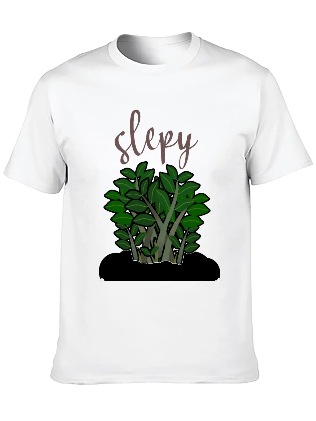 Zzplant Is Slepy Classic Fit Graphic Tee For Daily Comfort – Unisex Cotton Shirt