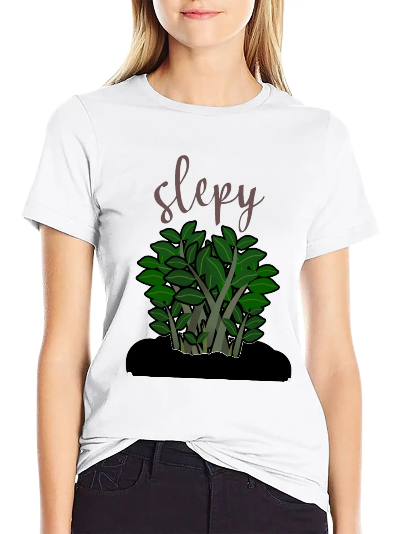 Zzplant Is Slepy Classic Fit Graphic Tee For Daily Comfort – Unisex Cotton Shirt