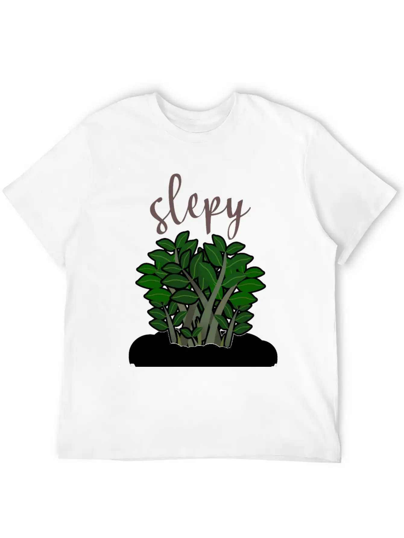 Zzplant Is Slepy Classic Fit Graphic Tee For Daily Comfort – Unisex Cotton Shirt