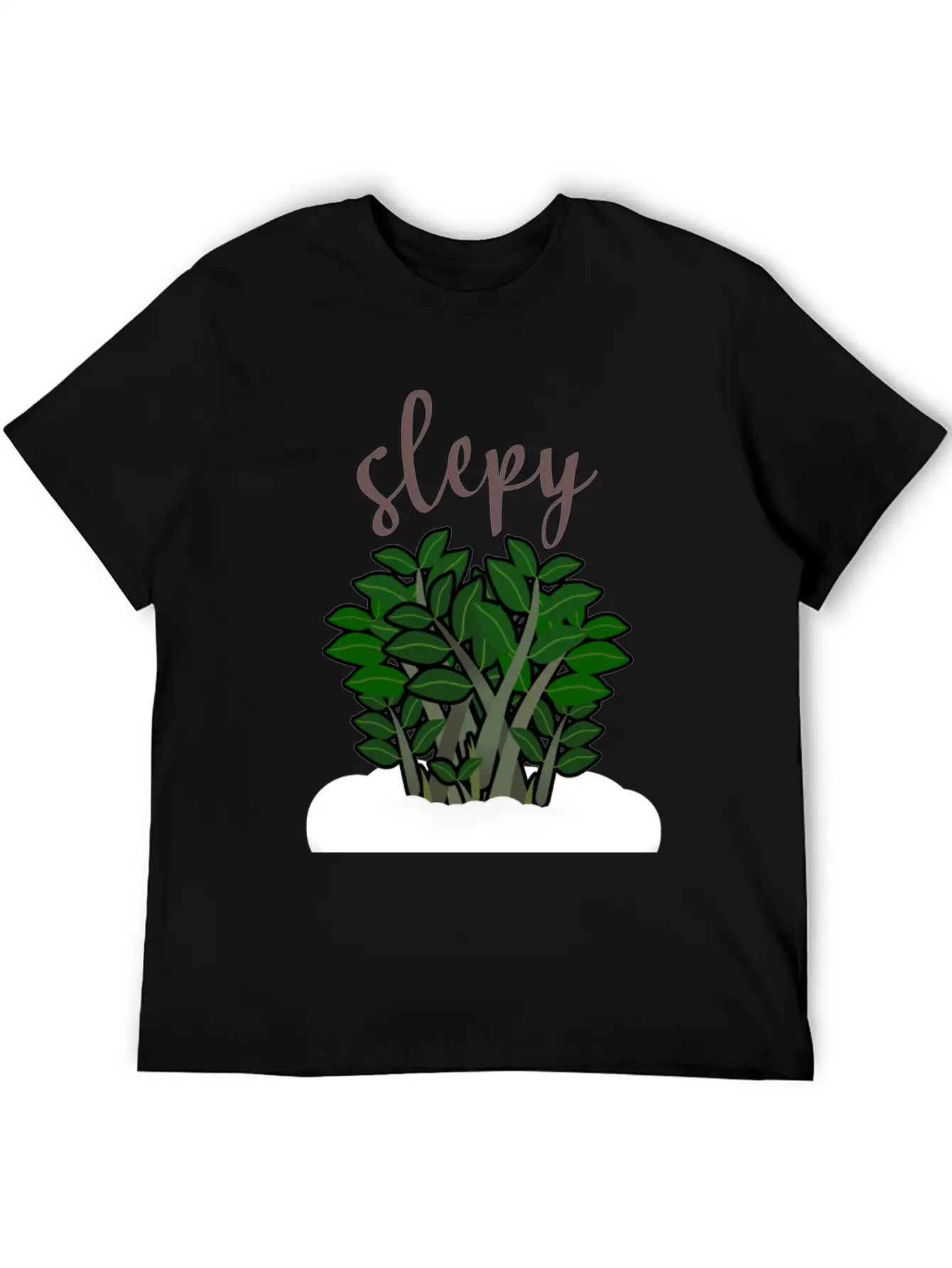 Zzplant Is Slepy Classic Fit Graphic Tee For Daily Comfort – Unisex Cotton Shirt