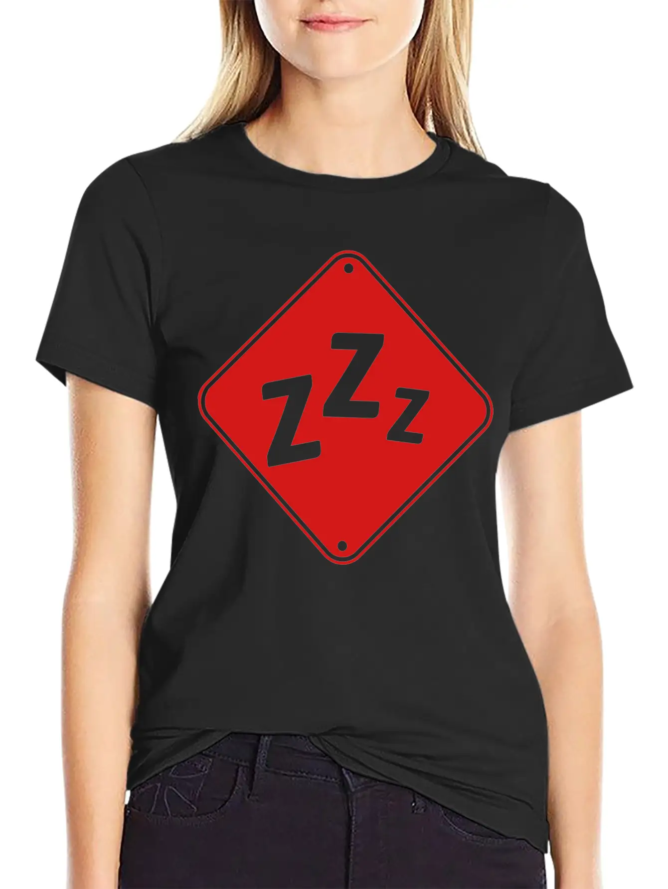 Zzz Attention Snore Classic Fit Graphic Tee For Daily Comfort – Unisex Cotton Shirt