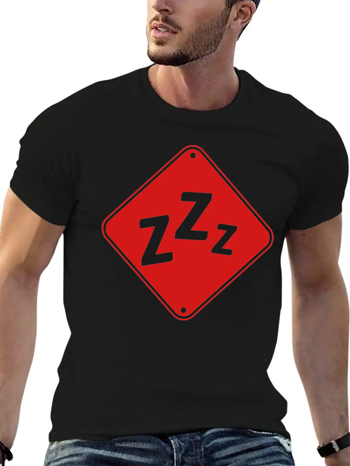 Zzz Attention Snore Classic Fit Graphic Tee For Daily Comfort – Unisex Cotton Shirt